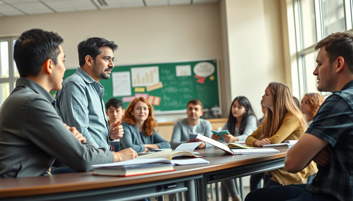 Student developing practical and academic skills