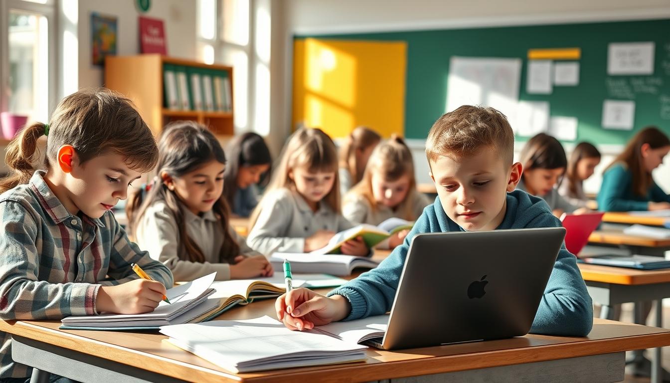 Digital learning platform with online study materials